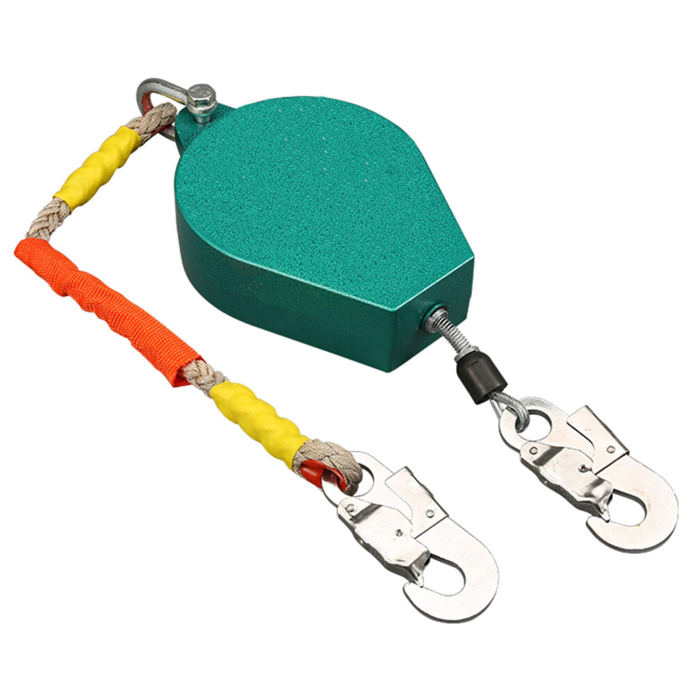 Fall Protection Self Retracting Lifeline 10M With Shock Absorber And Swivel Snap Hook 150Kg 9113335064799