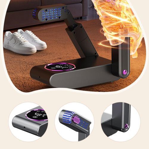 Electric Shoe and Boot Dryer with Auto Shut Off, Foldable Warmer, Constant Temperature Heating 1
