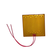 Square Polyimide Film Heater 70x70mm 100W 24V Fast Heating Flexible Electric Element for Electronics