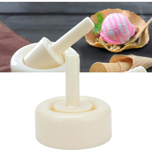 Flower Pattern Waffle Cone Maker with Plastic Cream Horn Roller for DIY Egg Roll and Creative Desserts 1