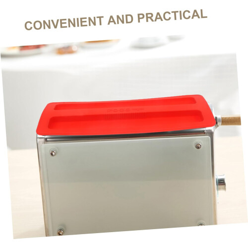 Toaster Oven Cover with Bread Machine Lid Replacement – Red Protective Accessory for Kitchen Appliances 2