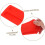 Toaster Oven Cover with Bread Machine Lid Replacement – Red Protective Accessory for Kitchen Appliances 4
