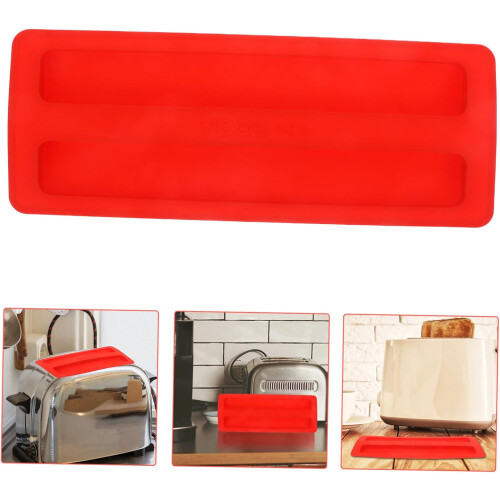 Toaster Oven Cover with Bread Machine Lid Replacement – Red Protective Accessory for Kitchen Appliances 1