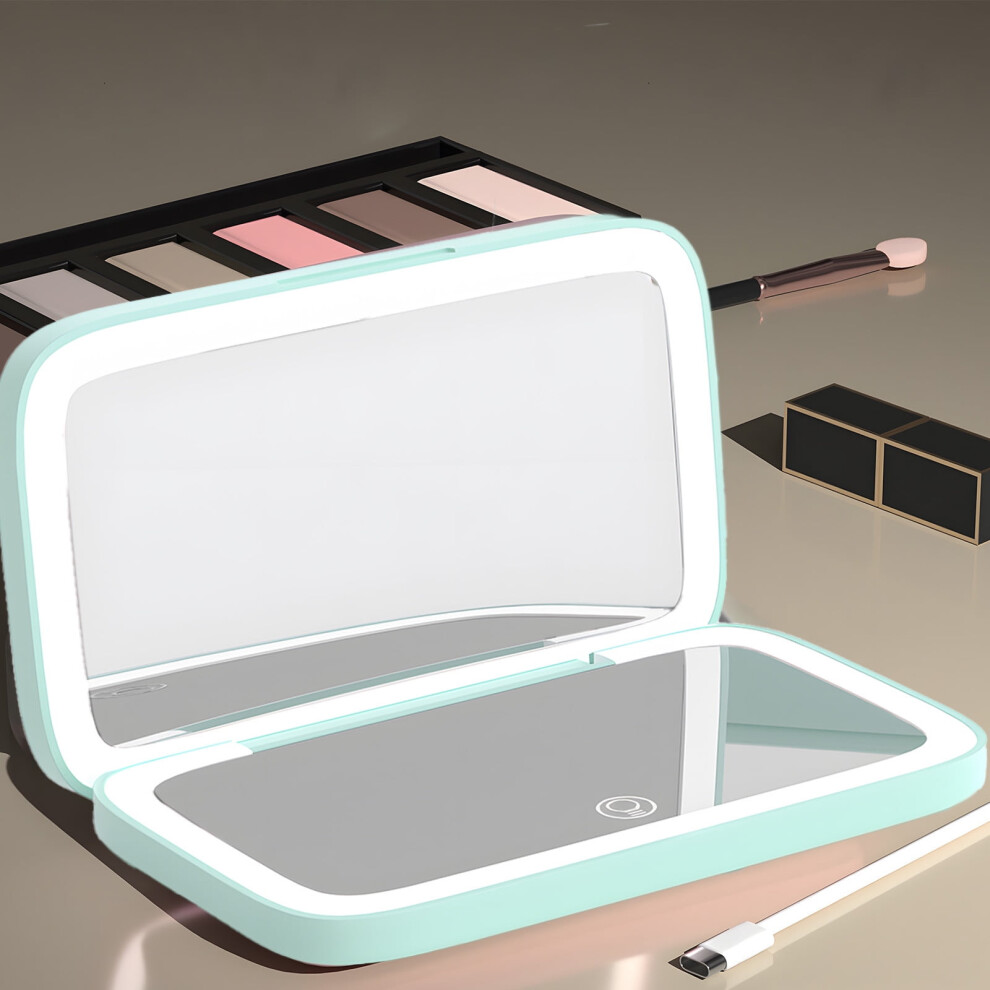 Light Kayannuo Home Essentials Christmas Clearance: Handheld Double Sided Refillable Mirror With Tri-Color Cosmetic Travel Mirror Â Gifts For Women