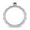 Created Emerald Sterling Silver Single-Stone Ring 2