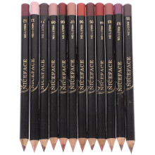 Brown & Red Waterproof Lip Liner Set - Nabi Color Pens