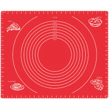 Jygee Non-slip Thicken Heat Insulation Silicone Pastry Mat Pad with Scale Kitchen Baking Tool