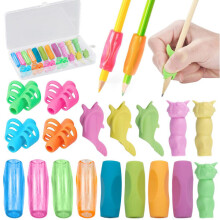 TG 18 pcs Pencil grips for children Handwriting, pen holder