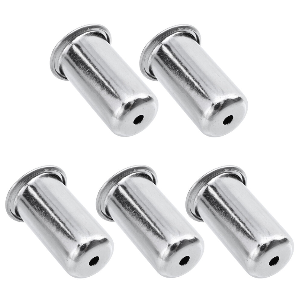 5 Pcs Door Deadbolt Lock Dust Anti- Latch Security Stainless Thicken Invisible Steel 9071309773439