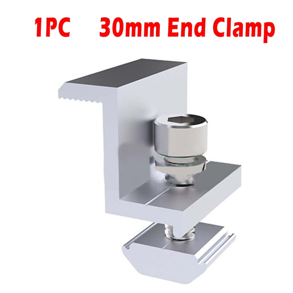 Gdhome Solar End Clamp Adjustable Solar Panel Bracket Clamp Wide Photovoltaic Support 9071309773347