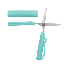 Under $1 Travel Sewing Scissors, Folding Pocket Scissors - Compact Pen-Style Cutting Tool for Home & Craft Use, Retractable Craft Scissors,