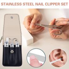Set di 6 tagliaunghie in acciaio inossidabile Kiplyki per la Festa del Papà, mini set da viaggio per manicure e pedicure, kit per la cura delle