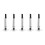 5 τεμάχια Universal Stylus Pen Διαφανής Δίσκος Χωρητική Οθόνη Αφής Ανταλλακτικό Μολύβι 1