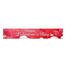 Bannière de la Saint-Valentin, décoration de fête, fond en tissu suspendu