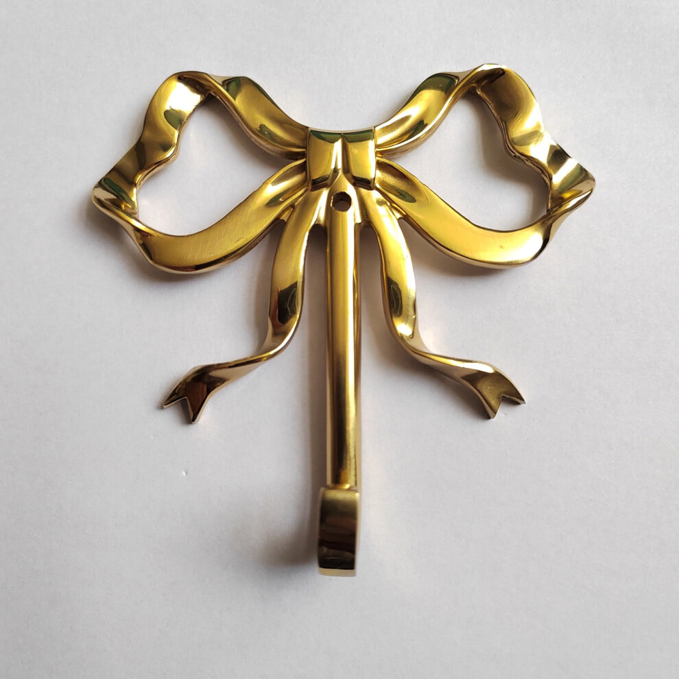 Wjsxc Bow Hook Wall Hanging Coat Hook Compatible With Vintage Style Hat & Kitchen Hooks, Bowknot Design Hanger 9425574873996