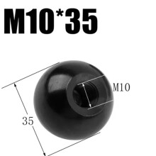 Tehokas ja monipuolinen työstökoneen kahvan kuulamutteri eri teollisuudenaloille M10-35bakeliitti musta