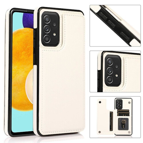 Συμβατό με Samsung Galaxy A52 - Κομψή θήκη NKOBEE με θήκη κάρτας σε ροζ χρώμα 2