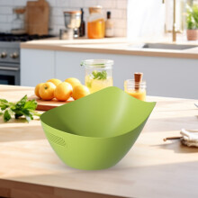 Bocqde Küchen-Gemüsekorb – Mehrschichtiger Abtropfkorb, kompatibel mit Spülbecken, Obst- und Gemüsewaschmaschine, langlebig