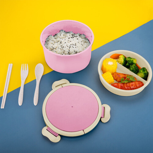 Εκπτώσεις! Bocqde Back to School Lunchbox, μπολ σούπας με διπλό καπάκι και στεγανότητα, συμβατό