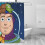 Κουρτίνα ντους Toy Story 72x72in Αδιάβροχη, Ανθεκτικό στη μούχλα, Συσκότιση, 8