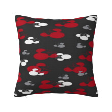 Mickey Mouse Cartoon Pillowcase Decorative Throw Pillow Covers, For Sofa Home Decor, Choose Happy Seasonal Couch Cushion Case 26"X26"