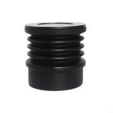 Silicone Coffee Grinder Single Dose Hopper with Wooden Lid for Espresso Bean Dispensing and Cleaning (Black)