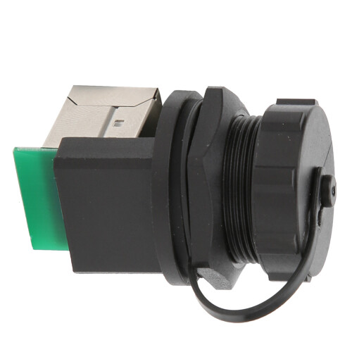 Outdoor RJ45 Adapter Double Socket IP67 Waterproof Ethernet Connector 2