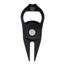 Golf Fork Divot Repair Tool Wine Opener Balls Course Accessories Marker Golfs Zinc Alloy