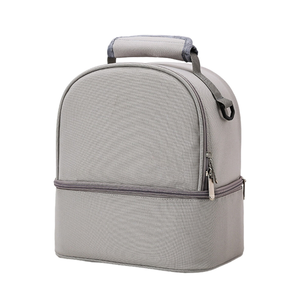 Penkiiy Breastmilk Cooler Bag , Double Layer Breast Milk Baby Bottle Cooler Bag, for Travel, Nursing Mom Daycare, Work, Picnic
