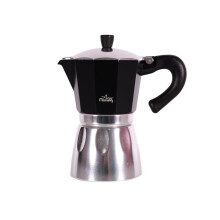 Stainless Steel Stovetop Espresso Maker, 6 Cup Italian Moka Pot with Cool Touch Handle