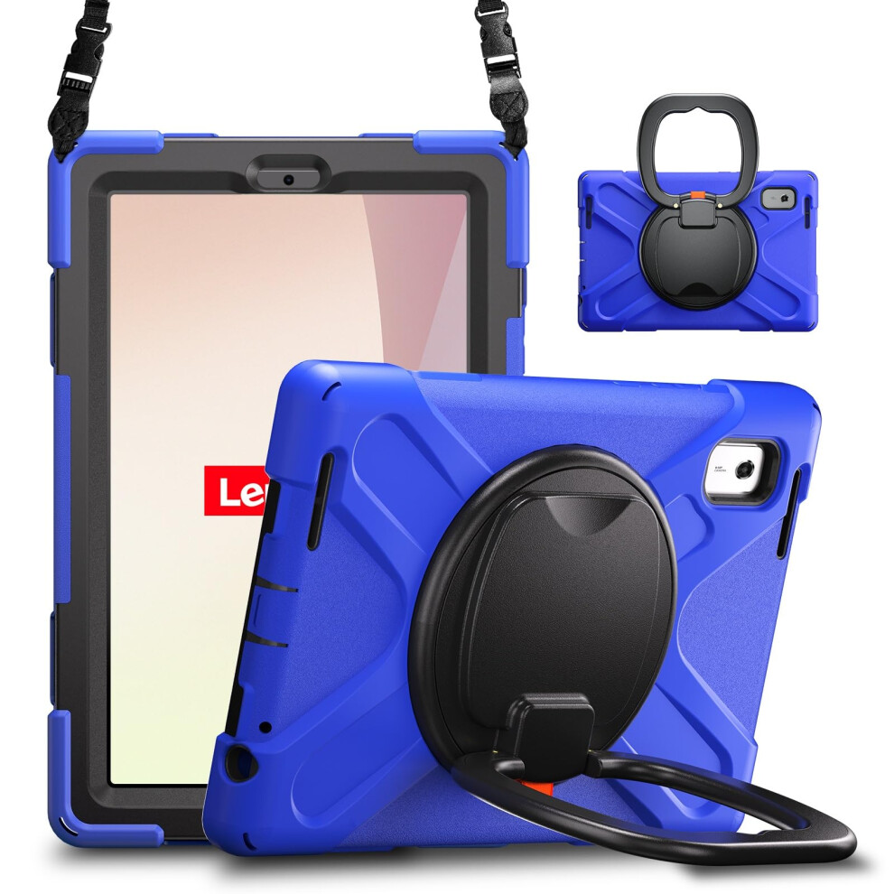 Shockproof Case For Lenovo Tab M9 2023 With 360 Rotating Kickstand And Adjustable Shoulder Strap 9174973032854