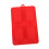 Toaster Dust Cover Silicone Protector for Kitchen Electric Bread Toaster Lid Red 1
