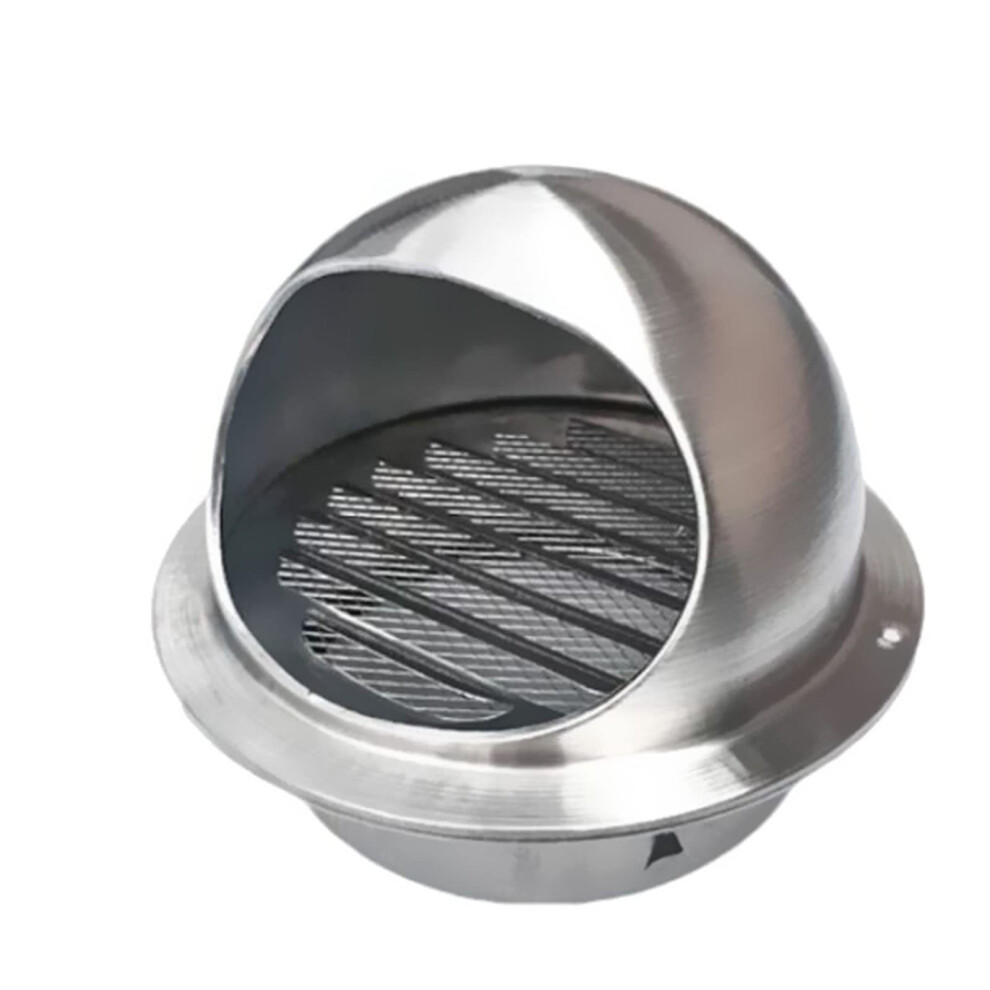 Stainless Steel Wall Vent Cover 200Mm Round Louvered Exhaust Cap For Dryer And Hvac Systems 9070919072697
