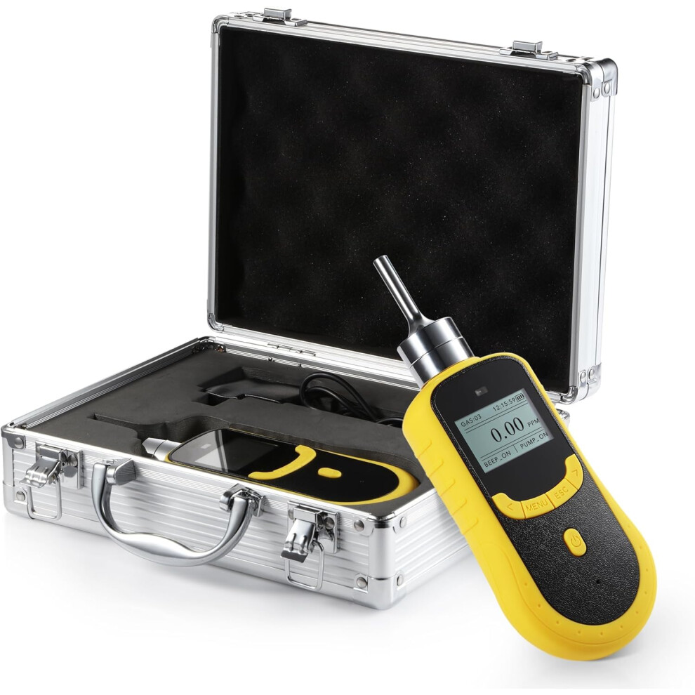 Hydrogen Cyanide Gas Detector 050Ppm Electrochemical Usb Rechargeable Portable Hcn Monitor 9164114679437