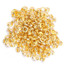 Golden 100 Pack Brass Eyelet Grommet Kit for Clothing Bags Double Side 4mm