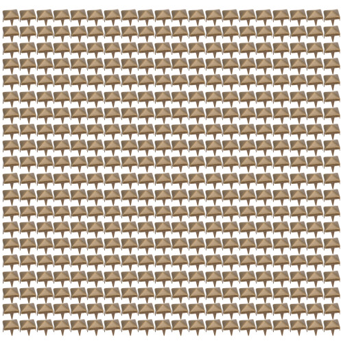 400 Sets 4MM-7MM DIY Leathercraft Spike Rivets Square Spike Studs Bronze 1