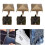400 Sets 4MM-7MM DIY Leathercraft Spike Rivets Square Spike Studs Bronze 5