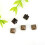 400 Sets 4MM-7MM DIY Leathercraft Spike Rivets Square Spike Studs Bronze 6
