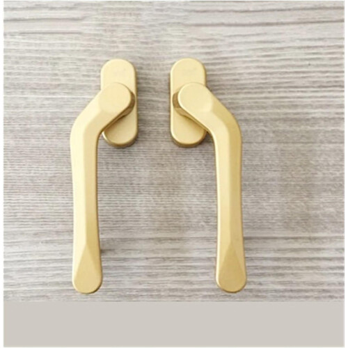 White Steel Window Handle for Folding Door, Ergonomic Flat Design, Left Open Compatible 2