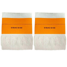 Kerosene Heater Wick Replacement 95mm Fiberglass Cotton 2pcs Durable Crossweave for Efficient Heating