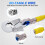 33FT Self Retracting Lifeline Fall Arrest System with Double Locking Hook and Heavy Duty Steel Cable 4