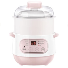 Electric Stew Pot with Timer for Porridge Soup and Herbal Tea, Small Automatic Cooking Pan