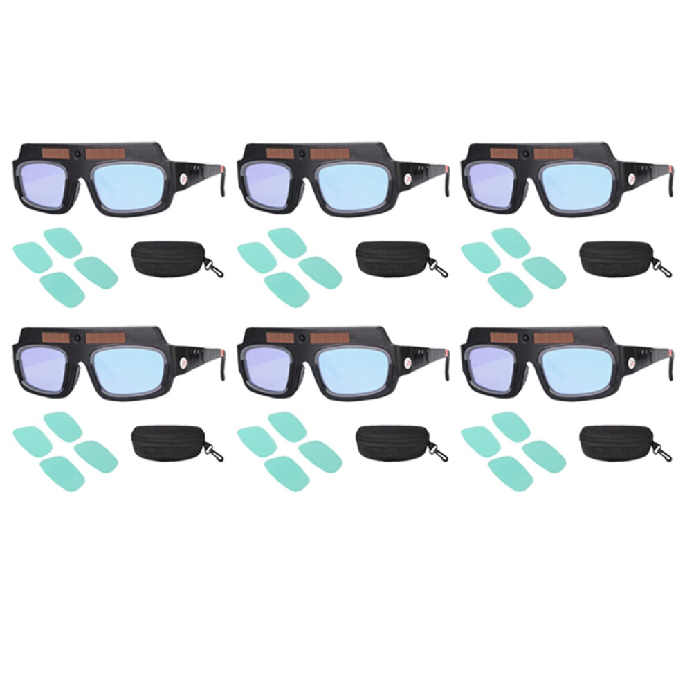 Solar Powered Auto Darkening Welding Goggles With Uv Protection And Impact Resistant Scratchproof Lens 9164114680204