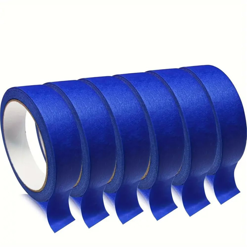 Blue Painter's Tape Waterproof No Residue, 4 Rolls Masking Tape Multisurface Painting Crafting 0.95In X 20M Each 9113335067202