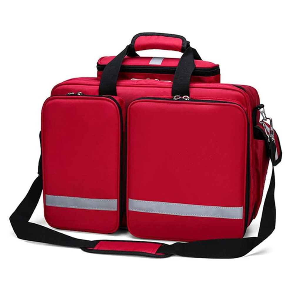First Aid Kit Bag Empty Tactical Trauma Bag with Quick Access Zipper for Camping Hiking Travel