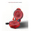 Cake Maker Machine with Nonstick Surface for Lava Cake, Mini Donuts, Waffles, Pancakes, Doublesided Heating, Red 4