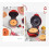 Cake Maker Machine with Nonstick Surface for Lava Cake, Mini Donuts, Waffles, Pancakes, Doublesided Heating, Red 2