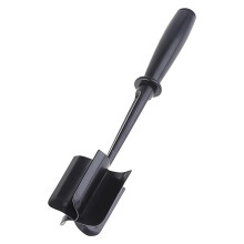 Manual Food Chopper with 4 Blades for Fast Even Chopping, Handheld Vegetable and Meat Mincer Red