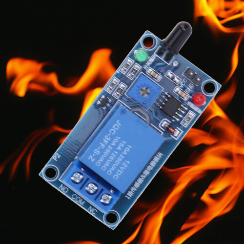 Infrared Flame Sensor Module 12VDC, 760-1100nm, 50x26mm 2