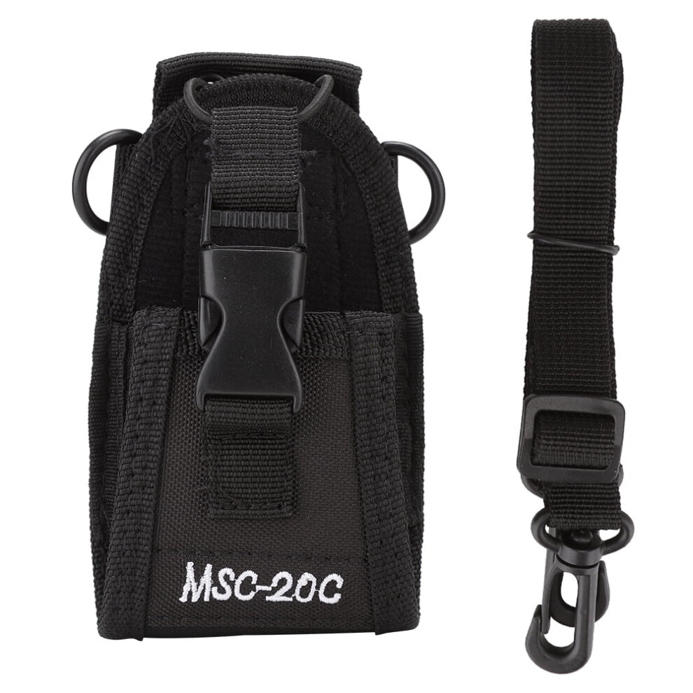 Nikou Riã±Onera Protectora Para Walkie Talkie + Cinturã³N Negro Adecuado Para La Mayorã­a De Los Walkie Talkies 9110895278475